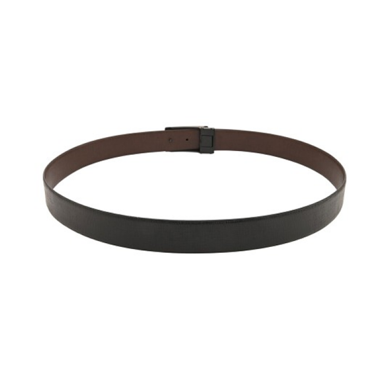 Men Textured Leather Formal Belt